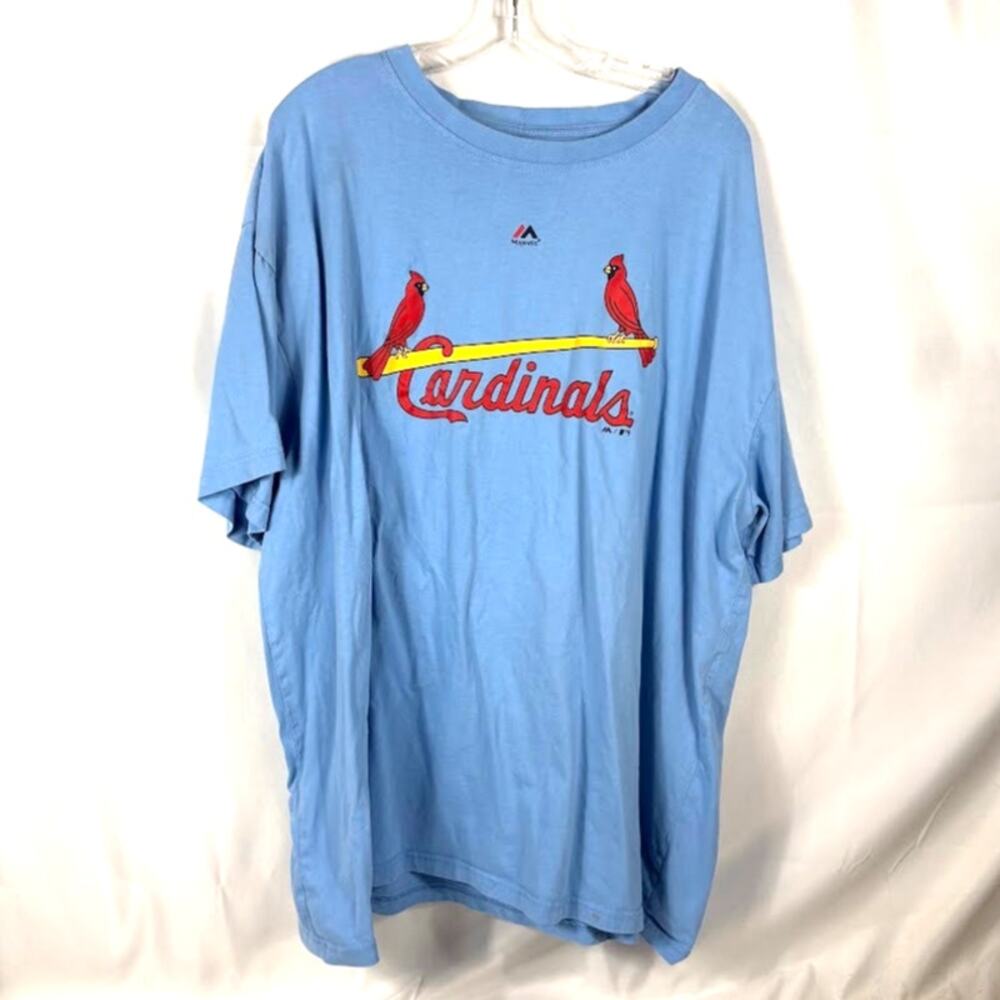 St Louis Cardinals 3XL Majestic Cooperstown Collection T-Shirt MLB